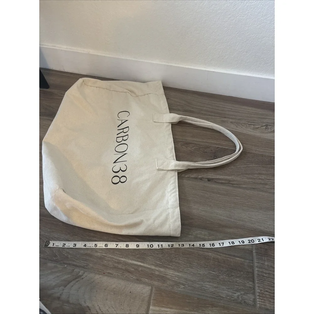 Carbon38 Plaid-Lined Tote - Natural Rare‎